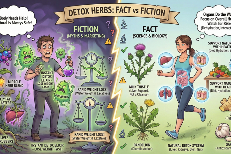 Detox Herbs Fact vs Fiction - Greenbiebooks