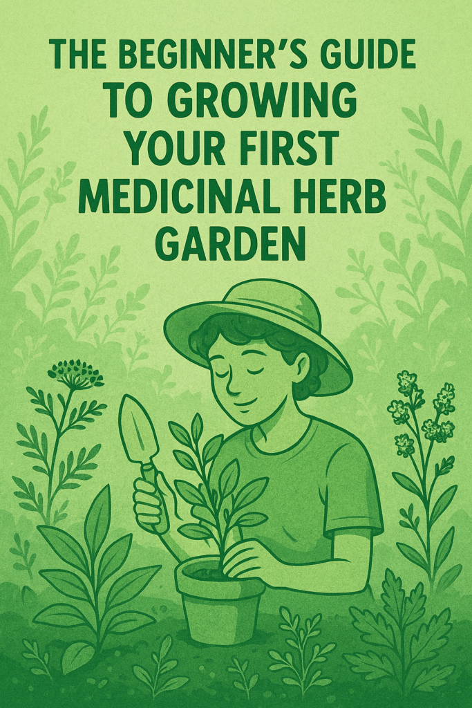 GreenBieBooks Beginner's Guide to Growing Your First Medicinal Herb Garden